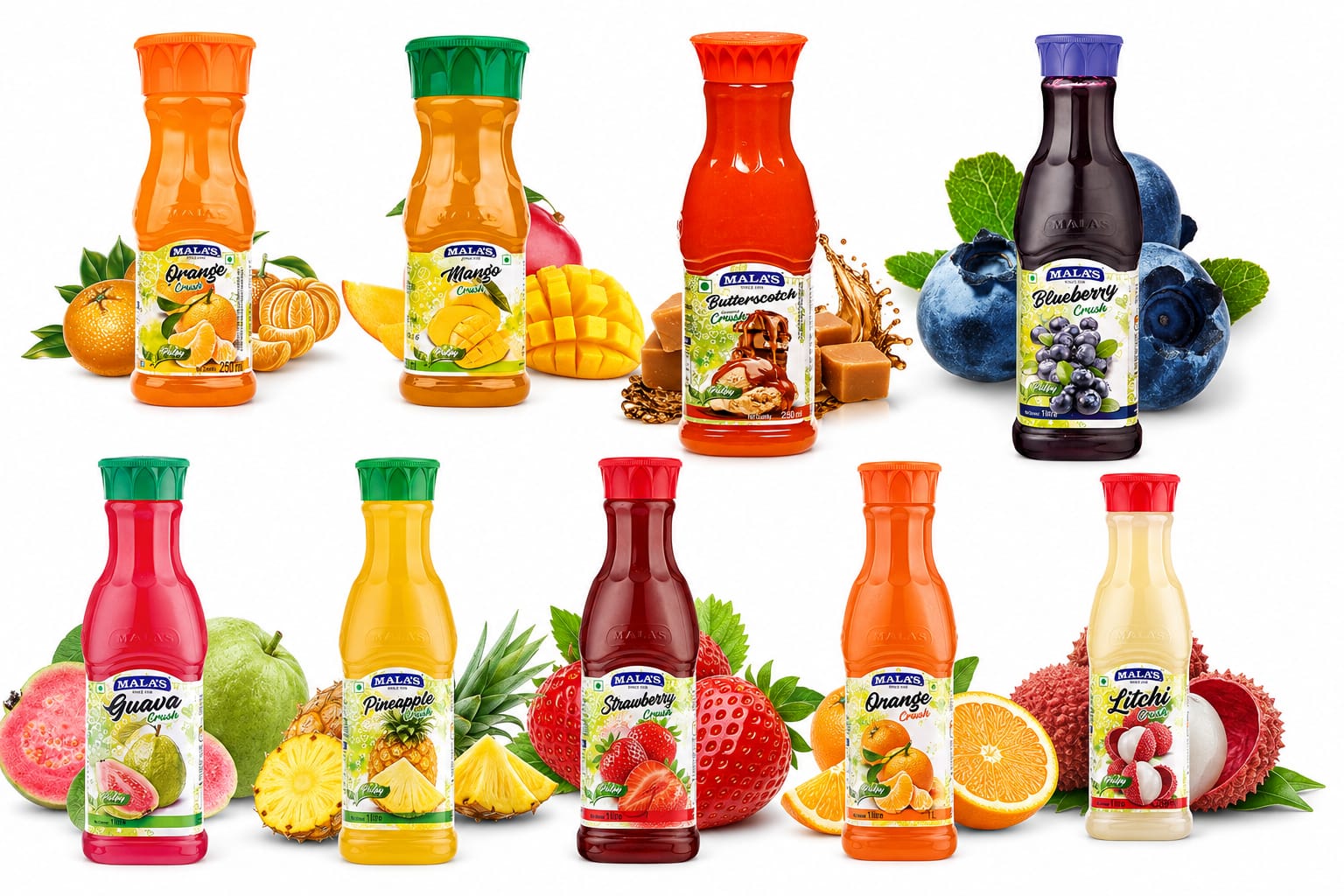 Premium fruit crushes