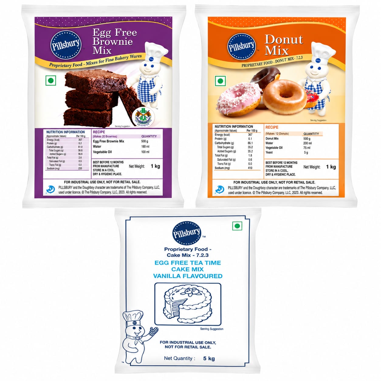 Pillsbury product range