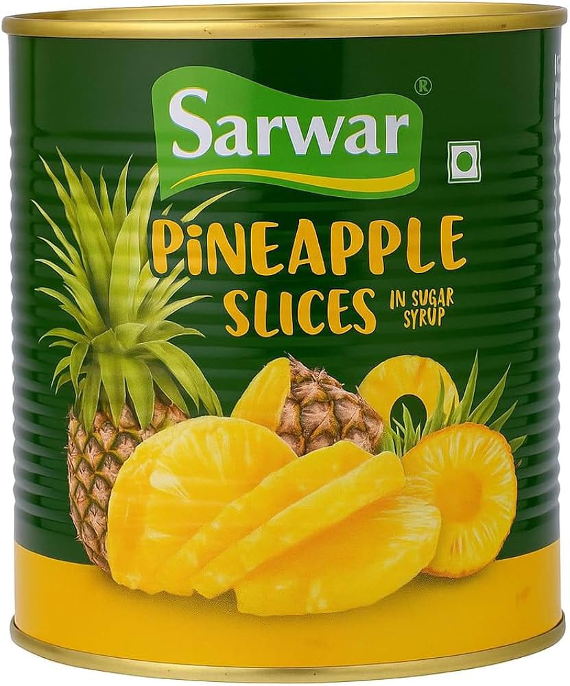 Sarwar pineapple slices tin